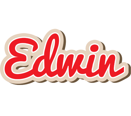 Edwin chocolate logo