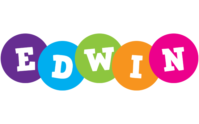 Edwin happy logo