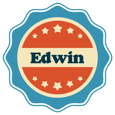 Edwin labels logo