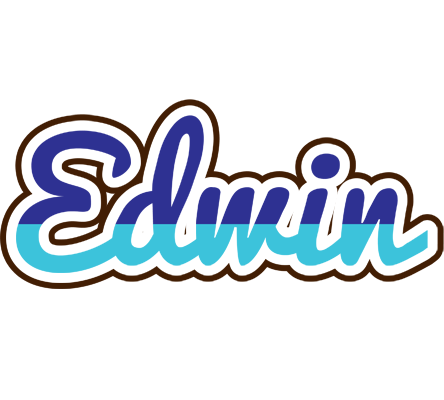 Edwin raining logo