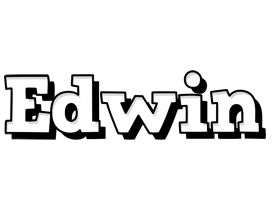 Edwin snowing logo