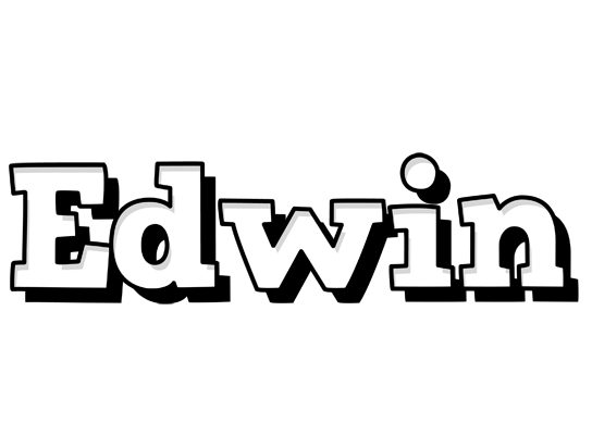 Edwin snowing logo