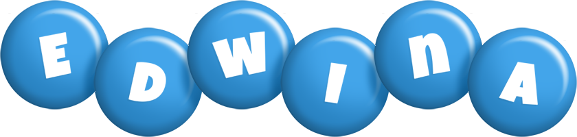 Edwina candy-blue logo