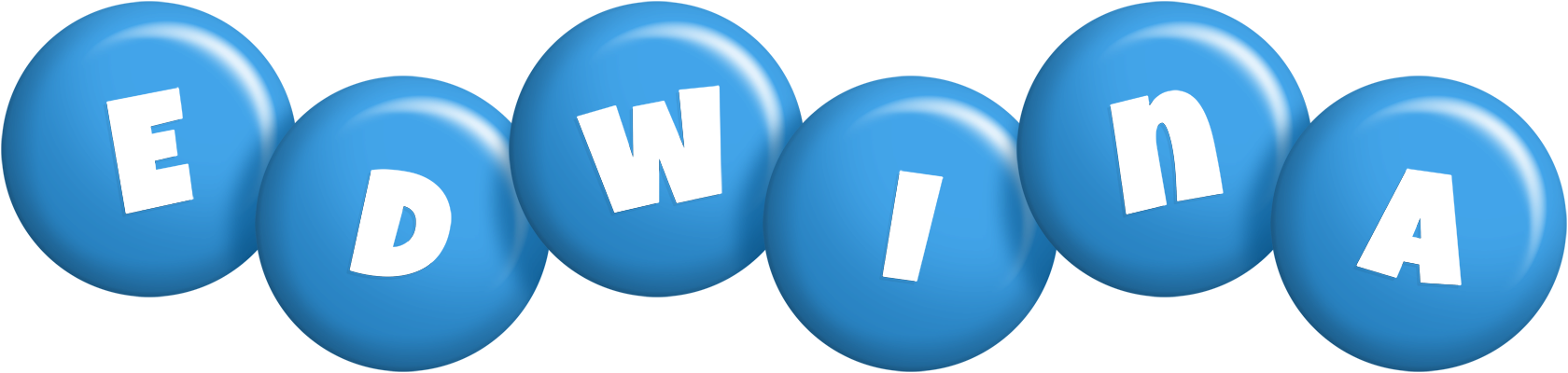 Edwina candy-blue logo