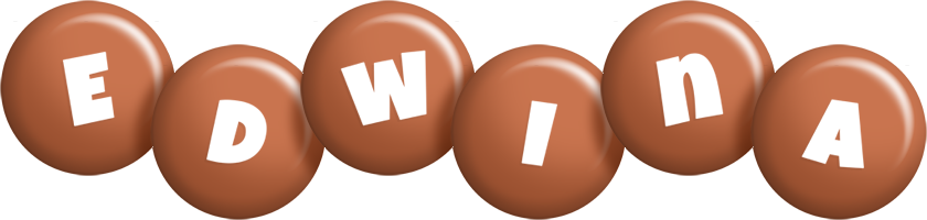 Edwina candy-brown logo