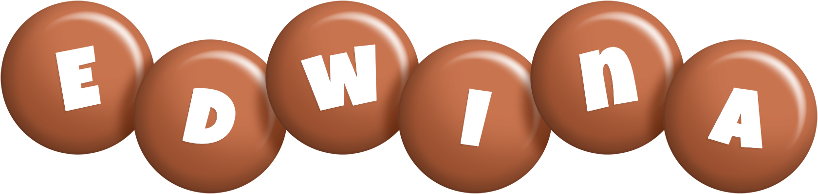 Edwina candy-brown logo