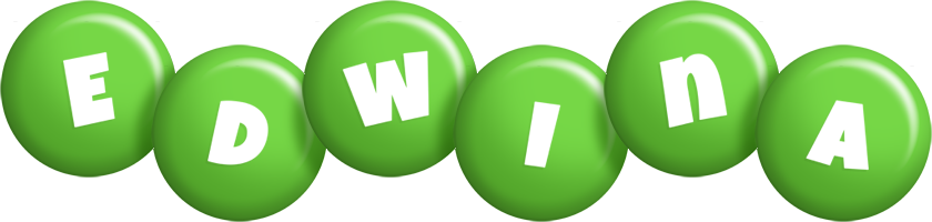 Edwina candy-green logo