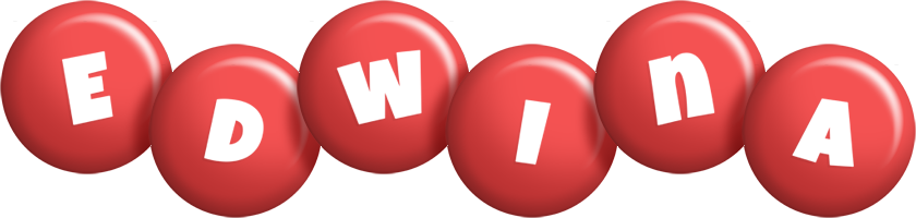 Edwina candy-red logo