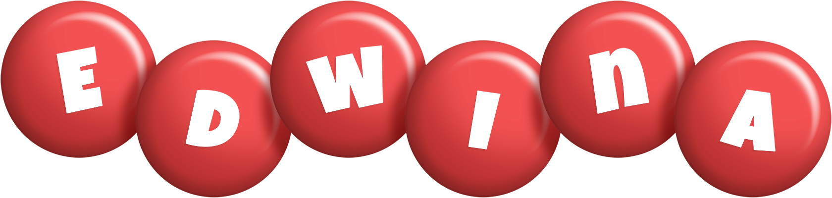 Edwina candy-red logo