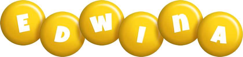 Edwina candy-yellow logo