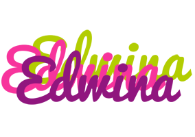 Edwina flowers logo