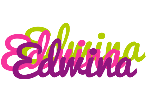 Edwina flowers logo