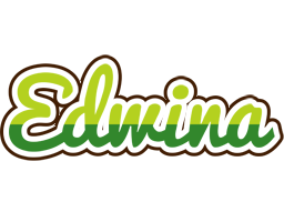 Edwina golfing logo