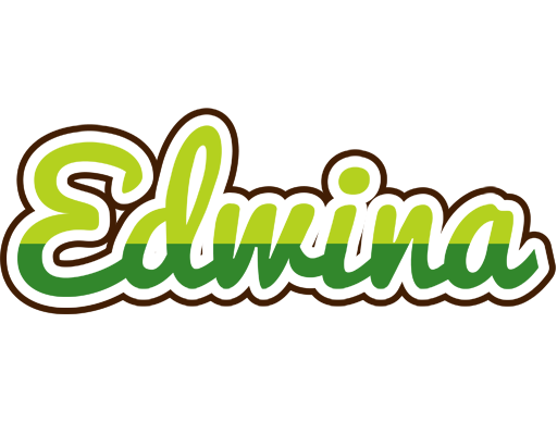 Edwina golfing logo