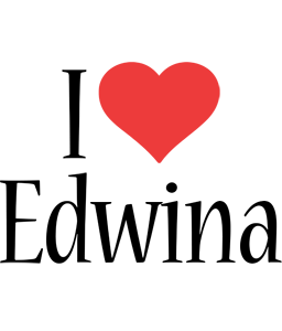 Edwina i-love logo