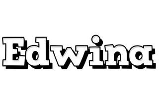 Edwina snowing logo