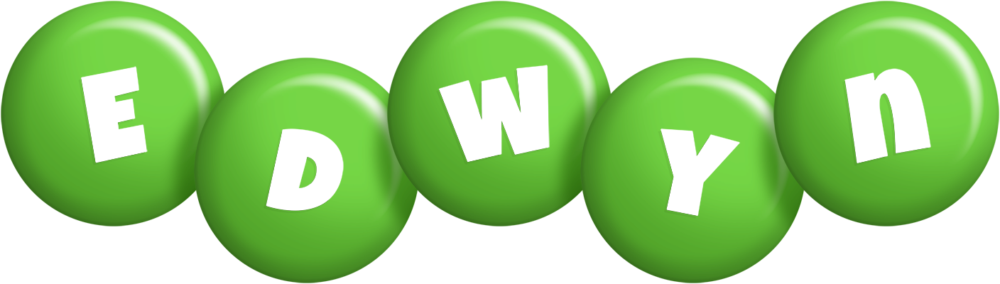 Edwyn candy-green logo