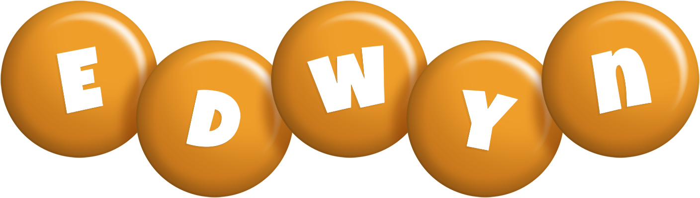 Edwyn candy-orange logo