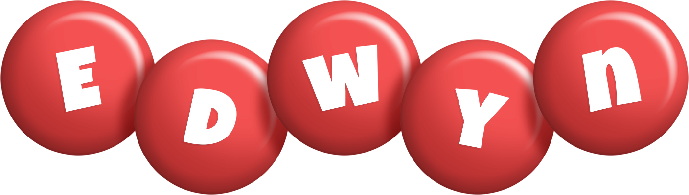 Edwyn candy-red logo