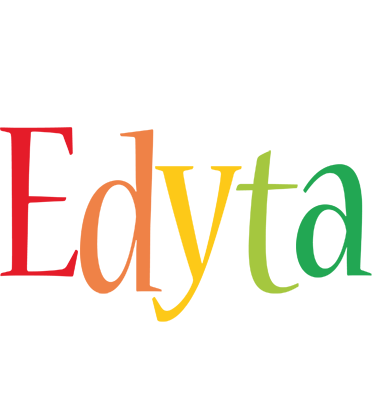 Edyta birthday logo