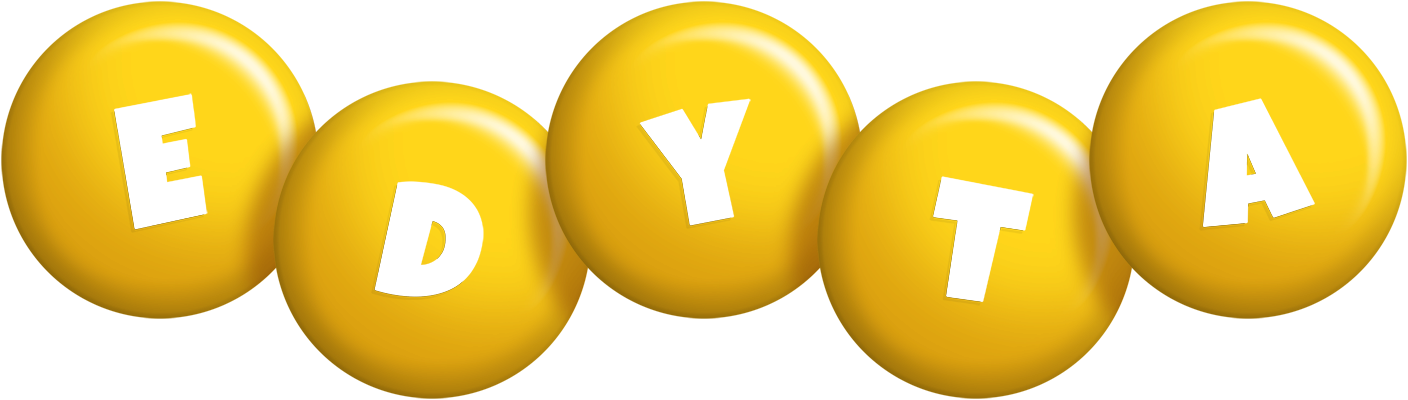Edyta candy-yellow logo
