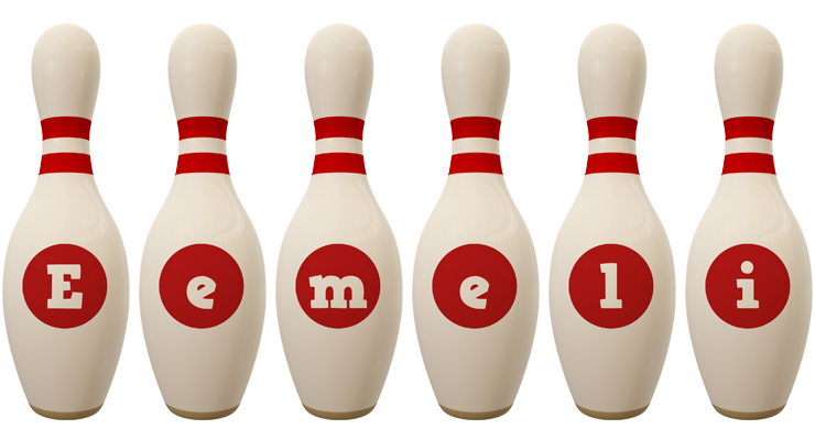 Eemeli bowling-pin logo