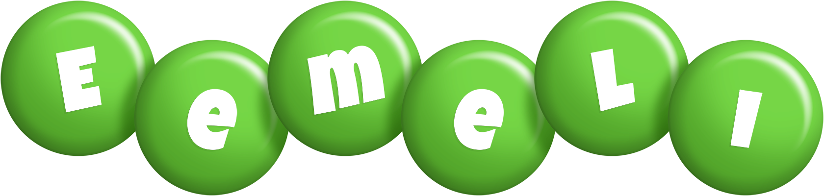 Eemeli candy-green logo