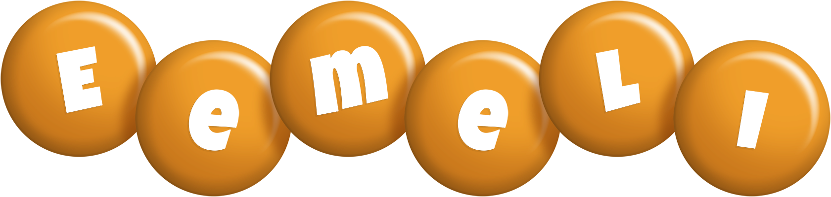 Eemeli candy-orange logo