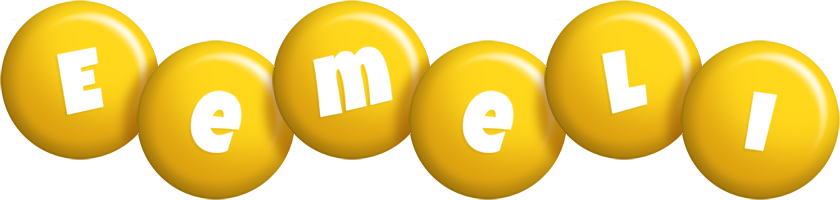 Eemeli candy-yellow logo