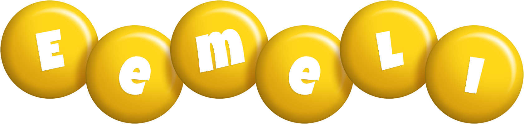 Eemeli candy-yellow logo