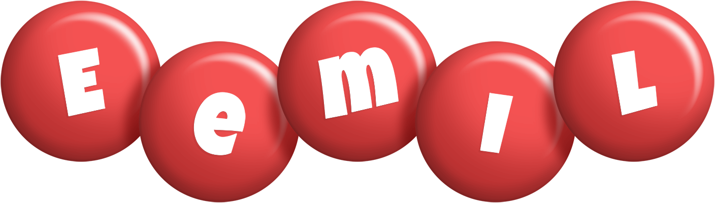 Eemil candy-red logo
