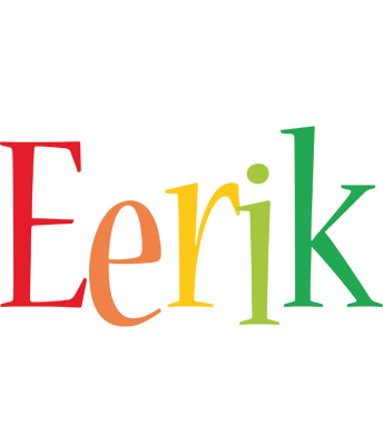Eerik birthday logo