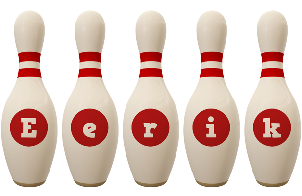 Eerik bowling-pin logo
