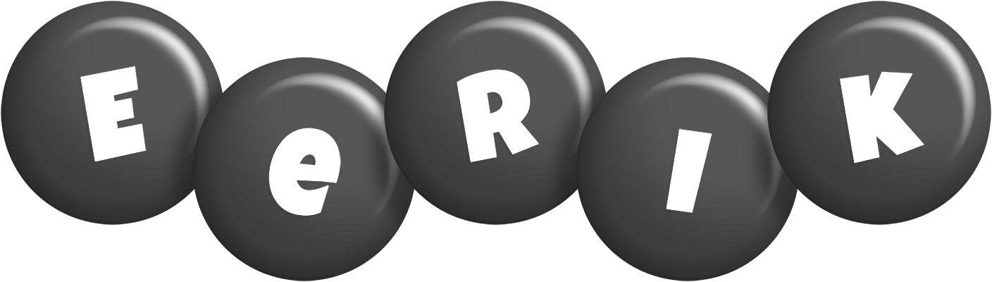 Eerik candy-black logo