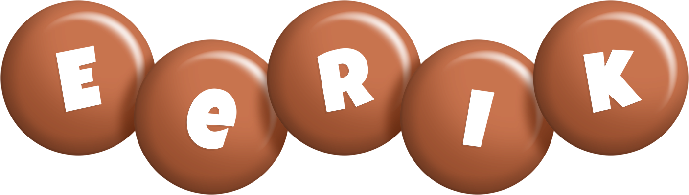 Eerik candy-brown logo