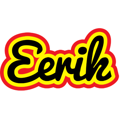 Eerik flaming logo