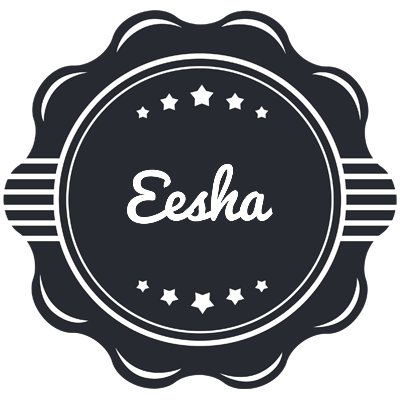 Eesha badge logo