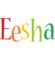 Eesha birthday logo