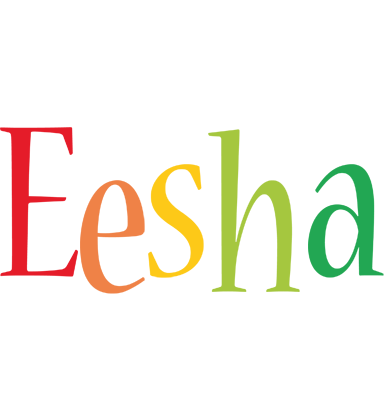 Eesha birthday logo