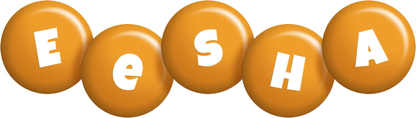 Eesha candy-orange logo