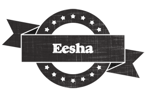 Eesha grunge logo