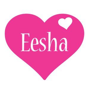 Eesha love-heart logo