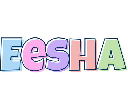 Eesha pastel logo
