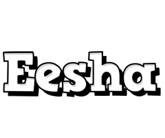 Eesha snowing logo