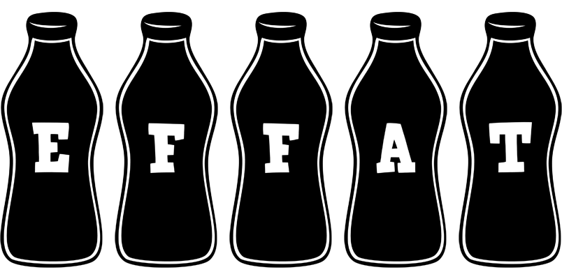 Effat bottle logo