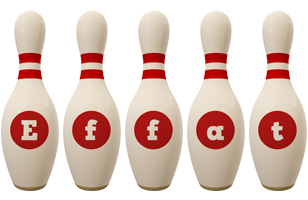 Effat bowling-pin logo