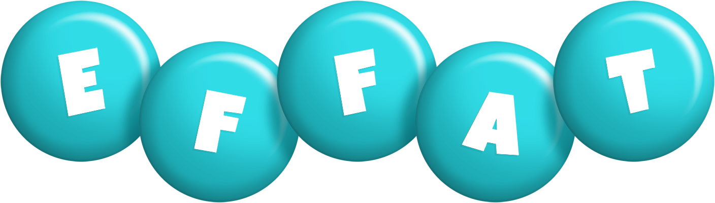 Effat candy-azur logo