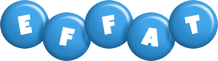 Effat candy-blue logo