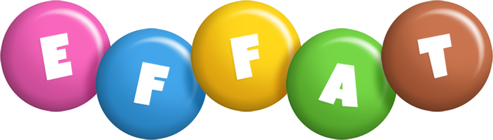 Effat candy logo