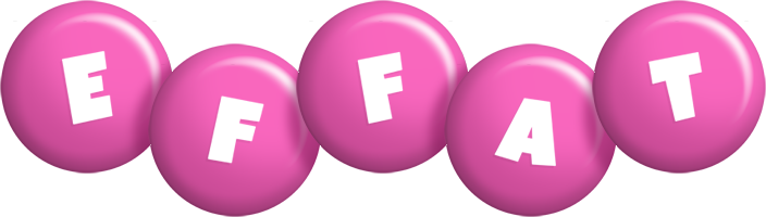 Effat candy-pink logo